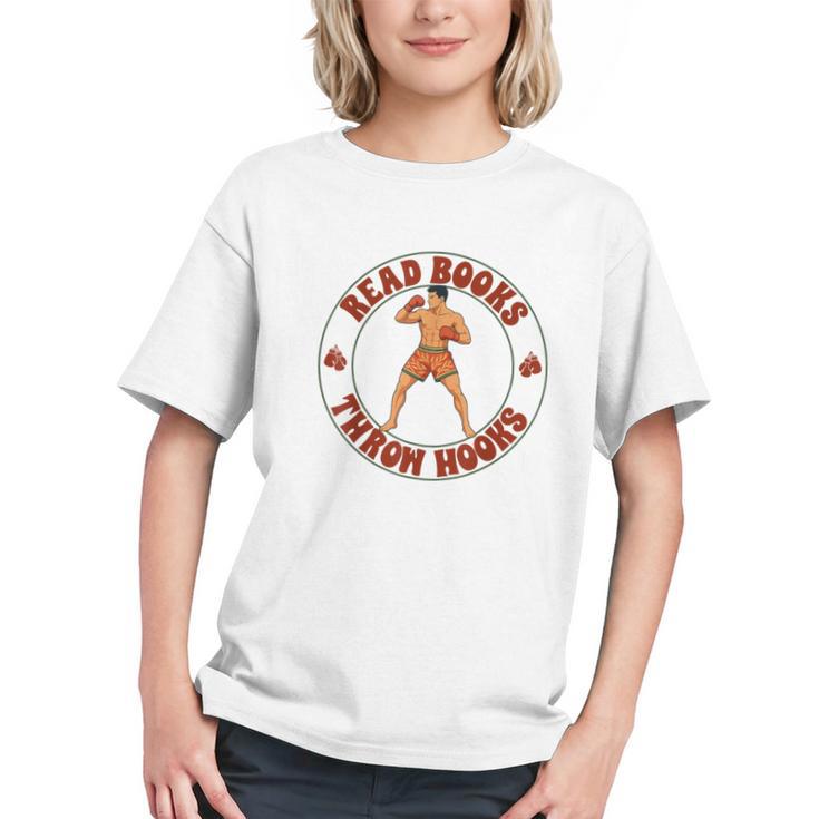 Reading Book Lover Boxer Boxing Lover Read Books Throw Hooks Graphic Youth