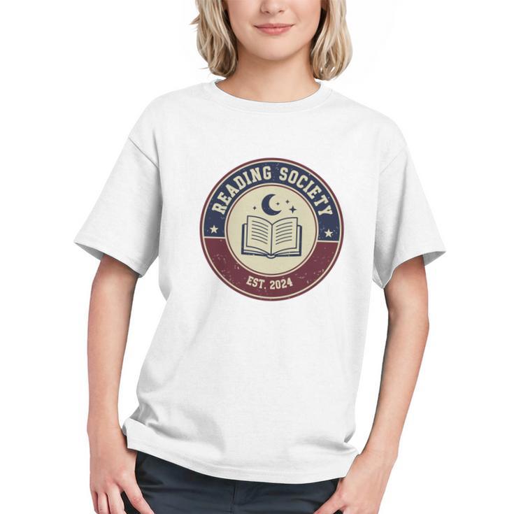 Reading Society Est 2024 Vintage Book Club Graphic Youth