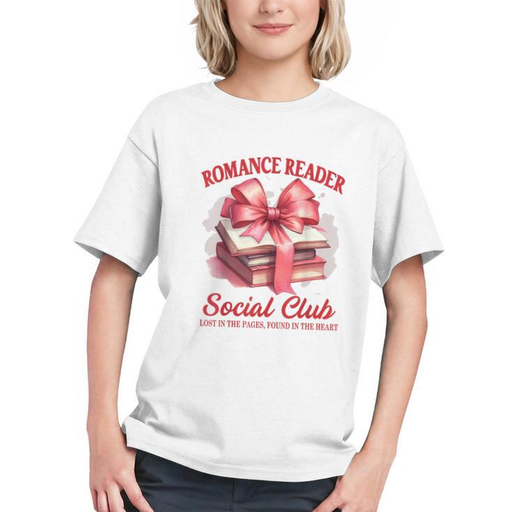 Romance Book Reading Bookish Romance Reader Social Club Graphic Youth