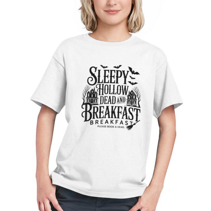Sleepy Hollow Dead And Breakfast Please Book Ahead Graphic Youth