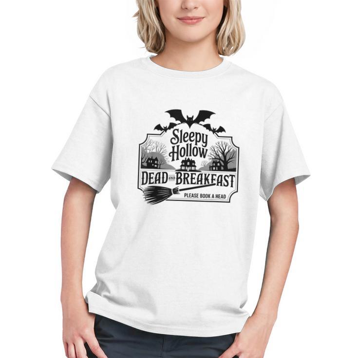 Sleepy Hollow Dead And Breakfast Please Book A Head Graphic Youth