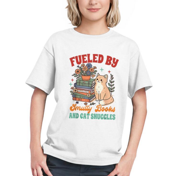 Smut Reader Cat Lover Fueled By Smutty Books & Cat Snuggles For Men Women Graphic Youth