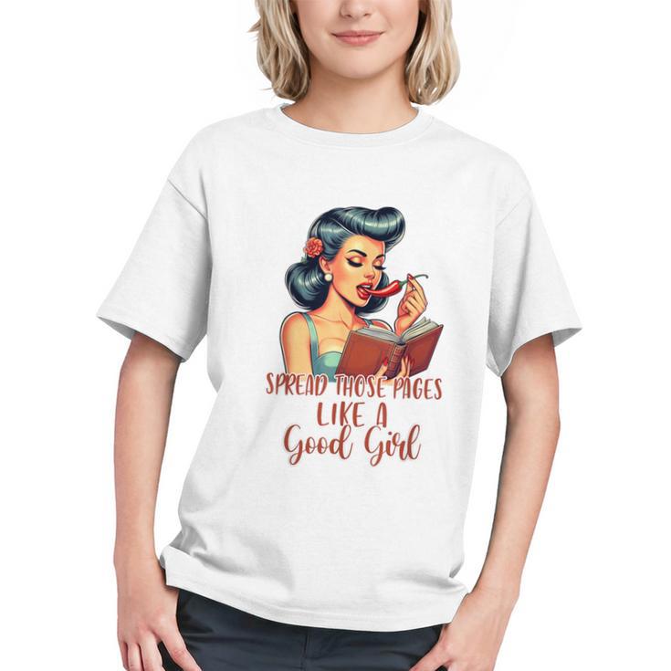Smutty Spicy Book Reader Spread Those Pages Like A Good Girl Graphic Youth