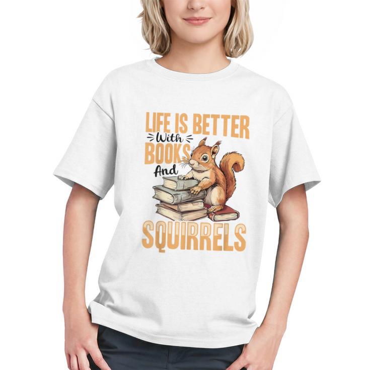 Squirrel Animal Life Is Better With Books And a Graphic Youth