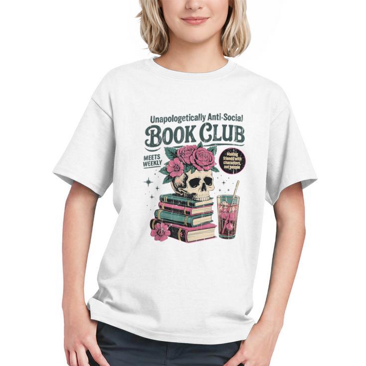 Unapologetically Anti Social Book Club Graphic Youth