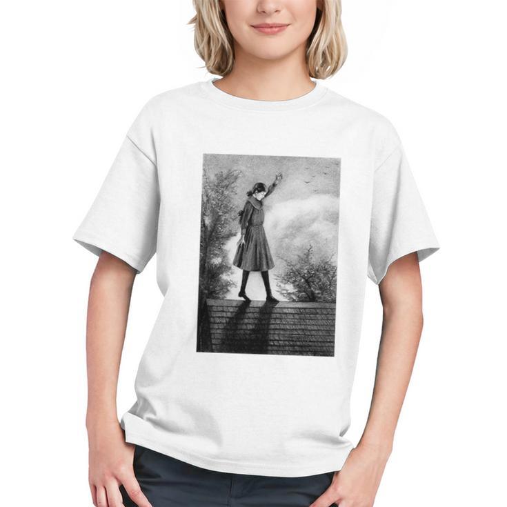 Vintage Anne Of Green Gables -Roof Scene From Book Premium Tri-Blend T-Shirt Graphic Youth