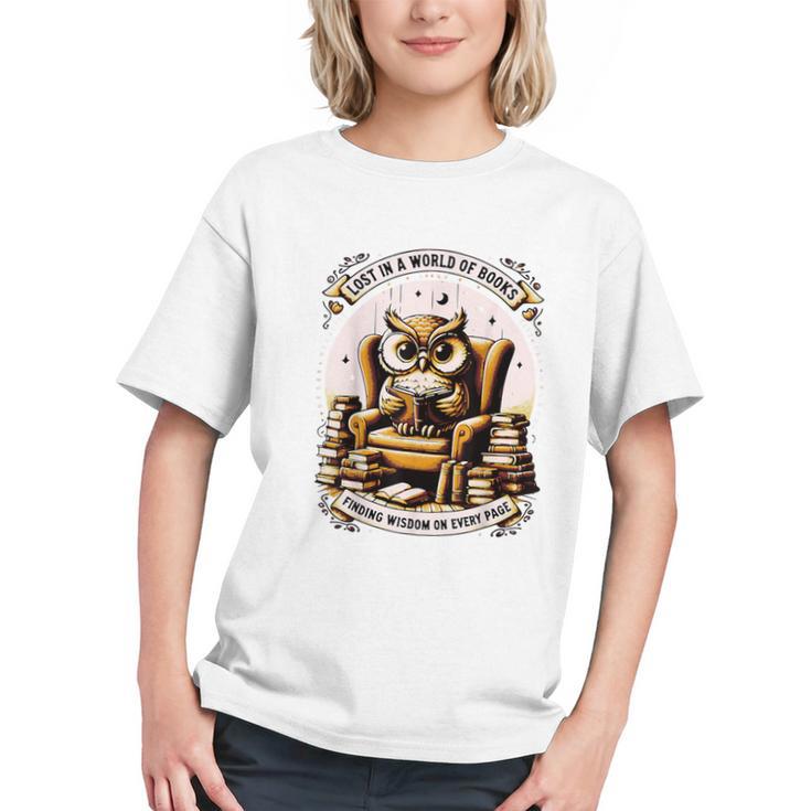 Wise Owl Reading Books Graphic Youth