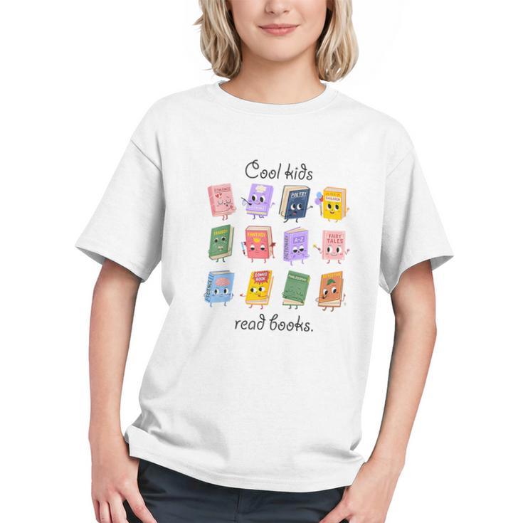Women Cool Kids Read Books Teacher Back To School Librarian Graphic Youth