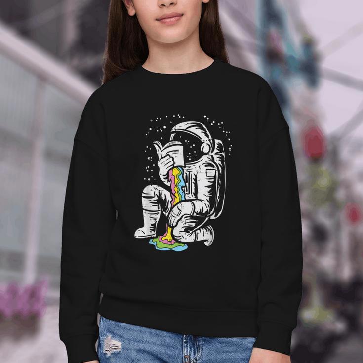 Astronaut Reading Book Space Galaxy Bookworm Men Women Kids Youth Crewneck Sweatshirt Astronaut Reading Book Space Galaxy Bookworm Men Women Kids Youth Crewneck Sweatshirt