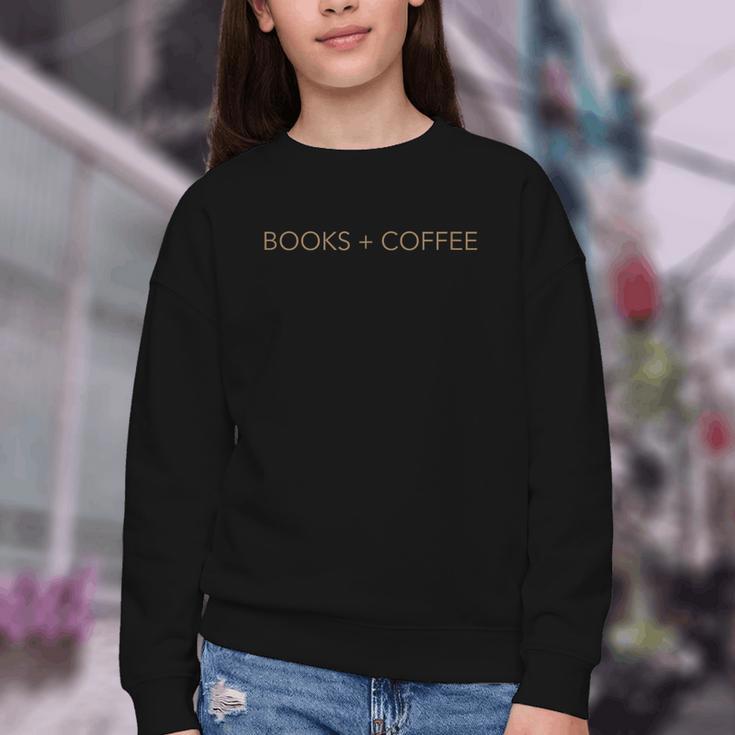 Books Coffee Youth Crewneck Sweatshirt