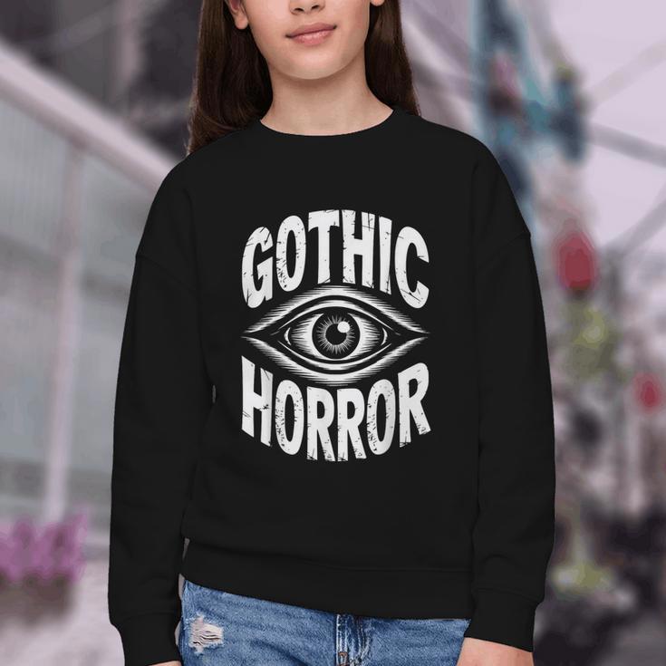 Gothic Classic Horror Thriller Book Movie Film Halloween Youth Crewneck Sweatshirt Gothic Classic Horror Thriller Book Movie Film Halloween Youth Crewneck Sweatshirt
