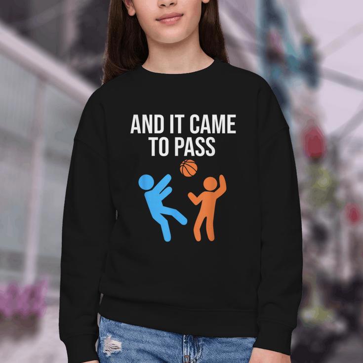 And It Came To Pass Book Of Mormon LDS Missionary Youth Crewneck Sweatshirt