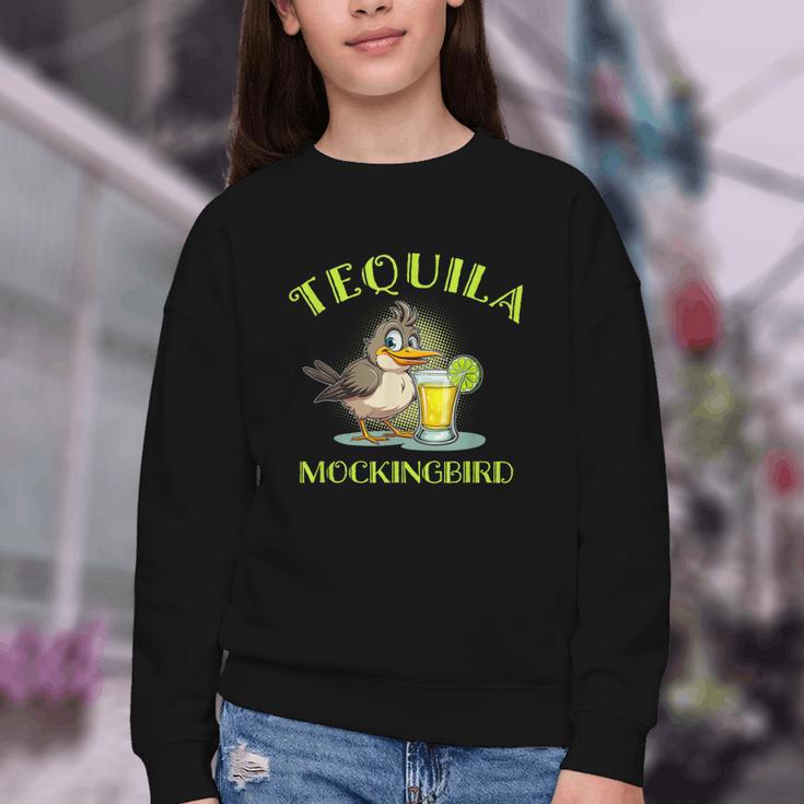 Tequila Mockingbird For Book Lovers And Writers Youth Crewneck Sweatshirt Tequila Mockingbird For Book Lovers And Writers Youth Crewneck Sweatshirt