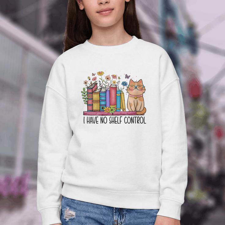 Book Lovers I Have No Shelf Control Youth Crewneck Sweatshirt Book Lovers I Have No Shelf Control Youth Crewneck Sweatshirt
