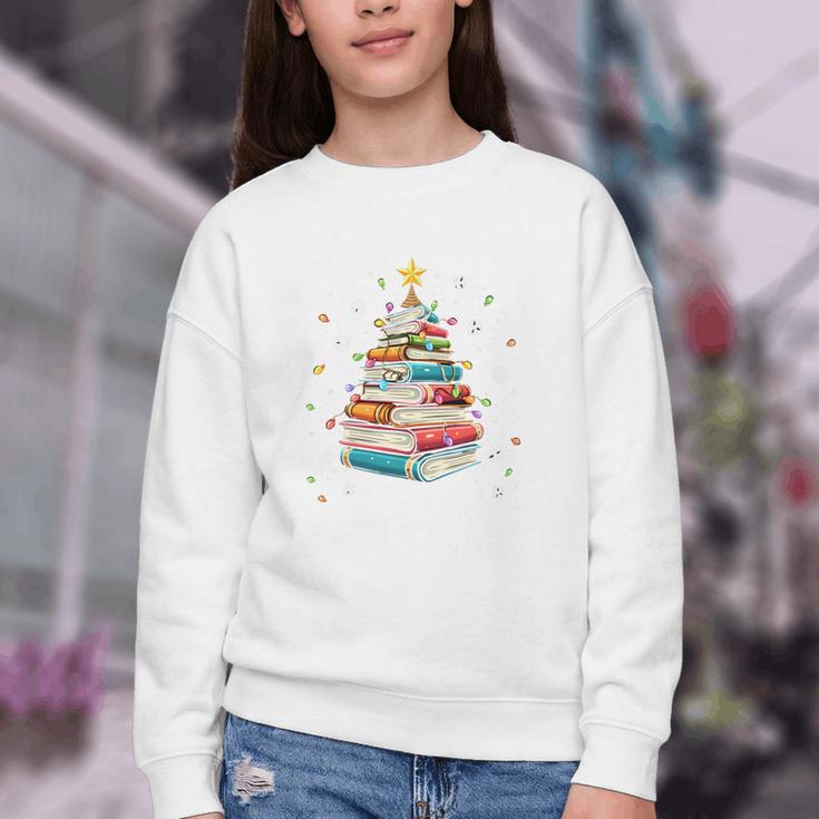 All Booked For Christmas Book Christmas Book Lover Librarian Youth Crewneck Sweatshirt All Booked For Christmas Book Christmas Book Lover Librarian Youth Crewneck Sweatshirt