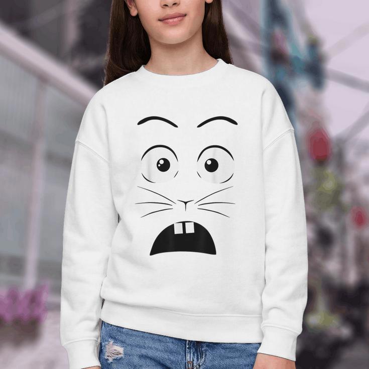 Creepy Carrots Halloween Book Character Costume Youth Crewneck Sweatshirt