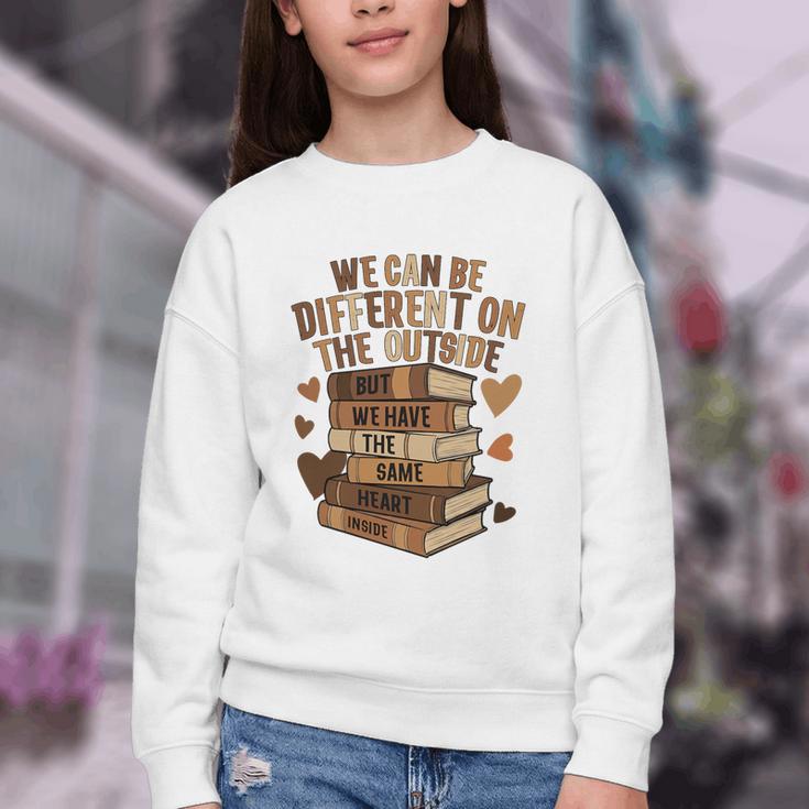 We Have The Same Heart History Month Book Lover Women Premium Tri-Blend Youth Crewneck Sweatshirt We Have The Same Heart History Month Book Lover Women Premium Tri-Blend Youth Crewneck Sweatshirt
