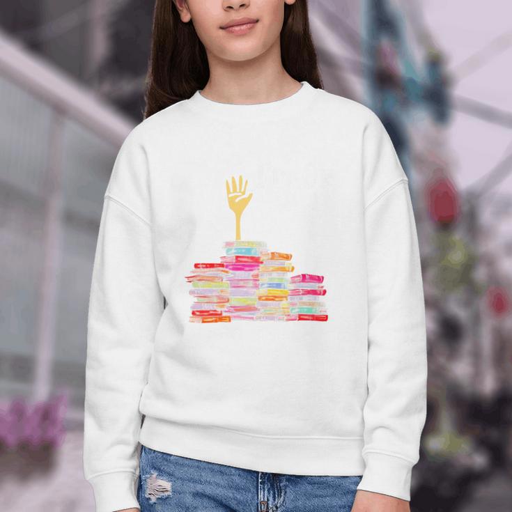 I'm Ok Books Boooks Lover Premium Tri-Blend Youth Crewneck Sweatshirt