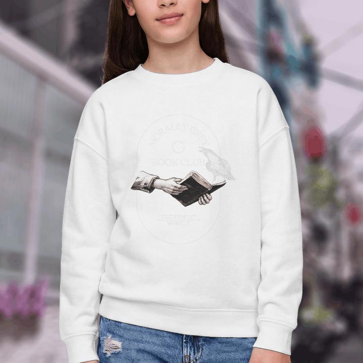 In My Morally Grey Book Club Era Adult Romance Novel Lover Youth Crewneck Sweatshirt In My Morally Grey Book Club Era Adult Romance Novel Lover Youth Crewneck Sweatshirt