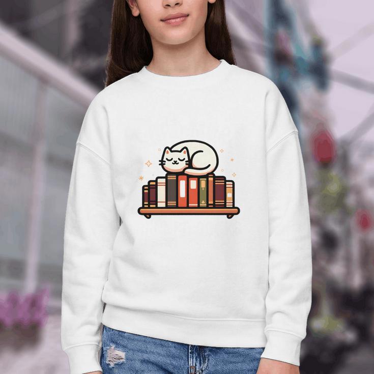 Read More Banned Books Reader Cat Lover Librarian Freedom Youth Crewneck Sweatshirt Read More Banned Books Reader Cat Lover Librarian Freedom Youth Crewneck Sweatshirt