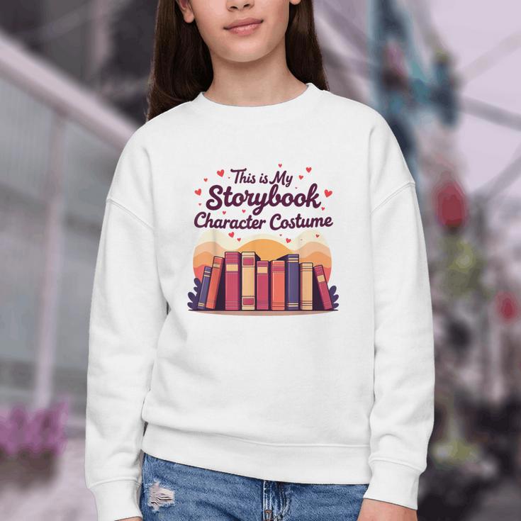 This Is My Storybook Character Costume Youth Crewneck Sweatshirt This Is My Storybook Character Costume Youth Crewneck Sweatshirt