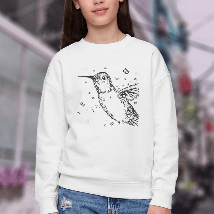 Tucson Festival Of Books TFOB 2010 Hummingbird Mascot Youth Crewneck Sweatshirt