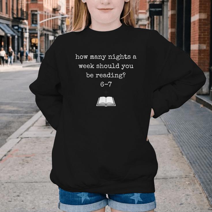 67 Meme Book Lover & Reading Humor Bookworms Slang Youth Crewneck Sweatshirt