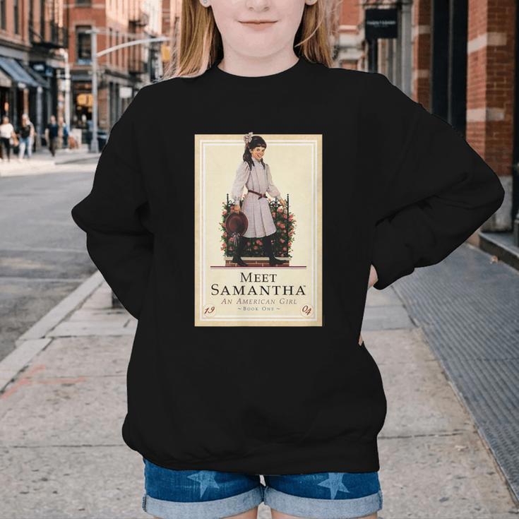 American Girl Meet Samantha Book Cover Youth Crewneck Sweatshirt
