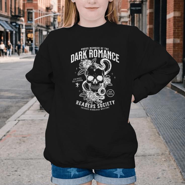 Book Lover Dark Romance Readers Society Smut Reader Women Youth Crewneck Sweatshirt