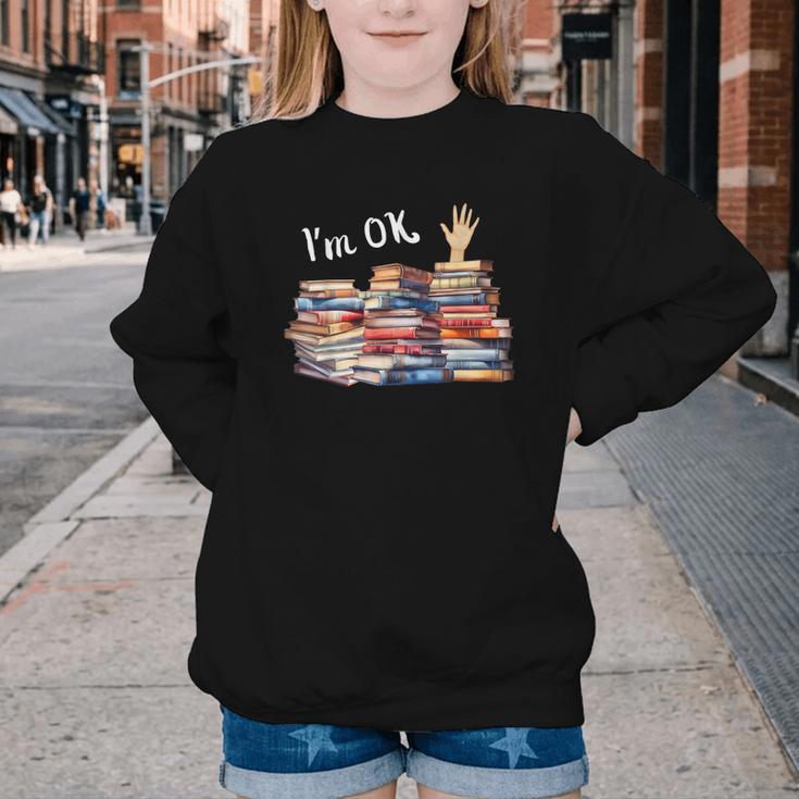 Book Lover For Women Readers Teacher Librarian Youth Crewneck Sweatshirt Book Lover For Women Readers Teacher Librarian Youth Crewneck Sweatshirt