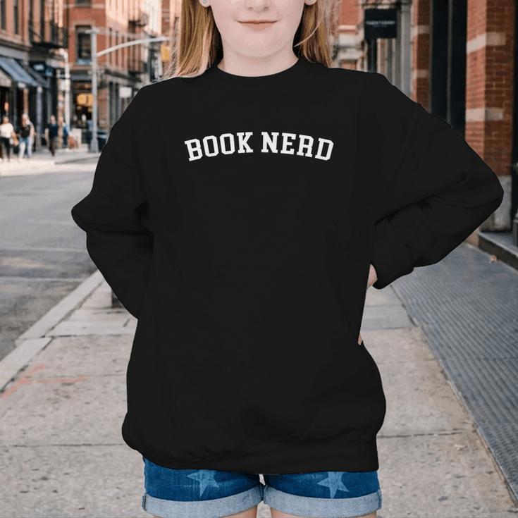 Book Nerd Youth Crewneck Sweatshirt