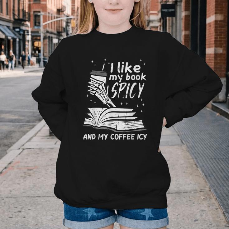 I Like My Book Spicy Read Reading Librarian Men Women Kids Youth Crewneck Sweatshirt I Like My Book Spicy Read Reading Librarian Men Women Kids Youth Crewneck Sweatshirt