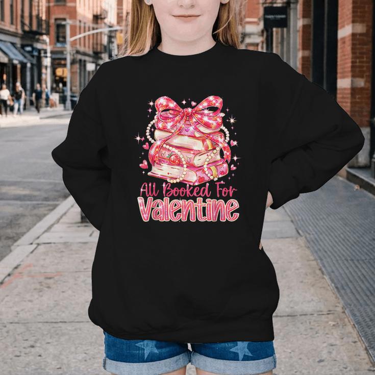 All Booked For Valentine Cute Pink Book Lover Aesthetic Youth Crewneck Sweatshirt All Booked For Valentine Cute Pink Book Lover Aesthetic Youth Crewneck Sweatshirt
