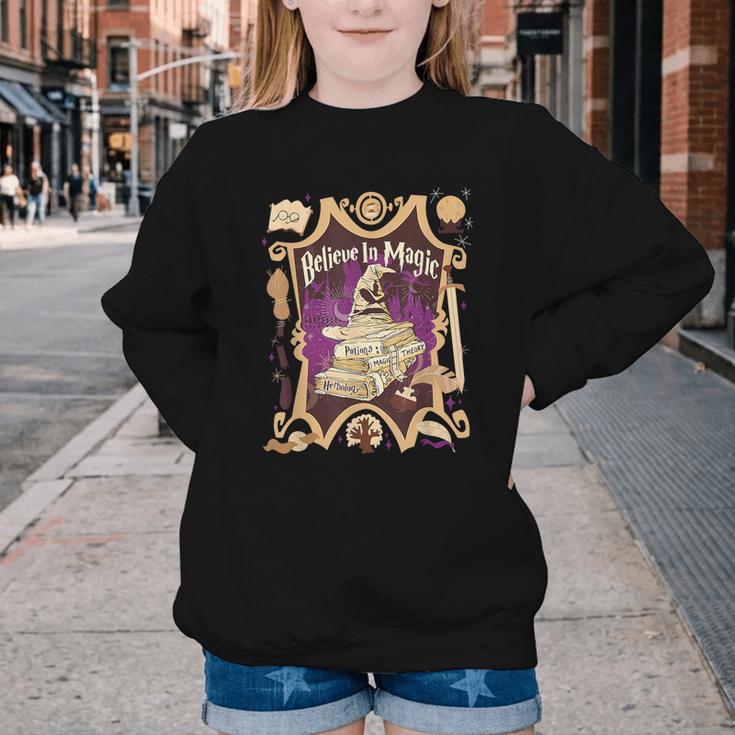 Castle Book Book Lovers Tees Family Vacation Bookworm Youth Crewneck Sweatshirt