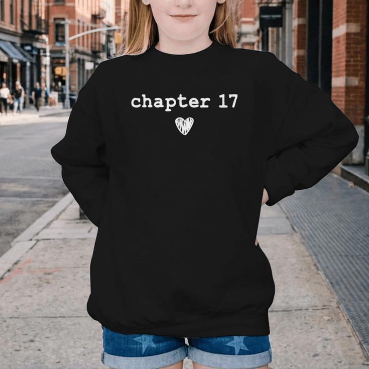 Chapter 17 Book Lovers Readers & Authors 17th Birthday Youth Crewneck Sweatshirt
