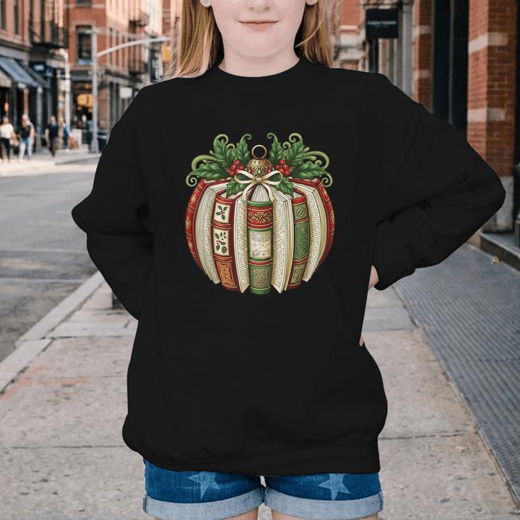 Christmas Book Ornament Bookworm Book Lover Men Women Youth Crewneck Sweatshirt Christmas Book Ornament Bookworm Book Lover Men Women Youth Crewneck Sweatshirt