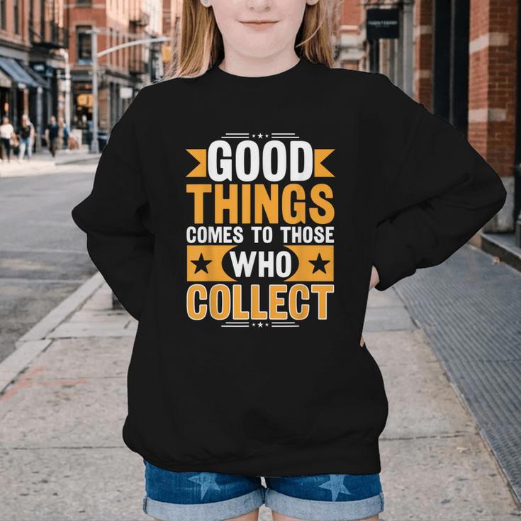 Comic Book Collector Meme Quote Youth Crewneck Sweatshirt