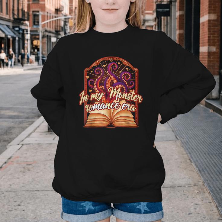 Dark Romance Smut Reader Spicy Book In My Monster Romance Youth Crewneck Sweatshirt Dark Romance Smut Reader Spicy Book In My Monster Romance Youth Crewneck Sweatshirt