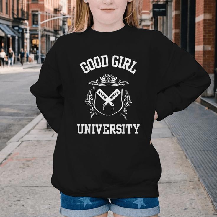 Good Girl University STFAUTTDLAGG Romance Spicy Book Youth Crewneck Sweatshirt