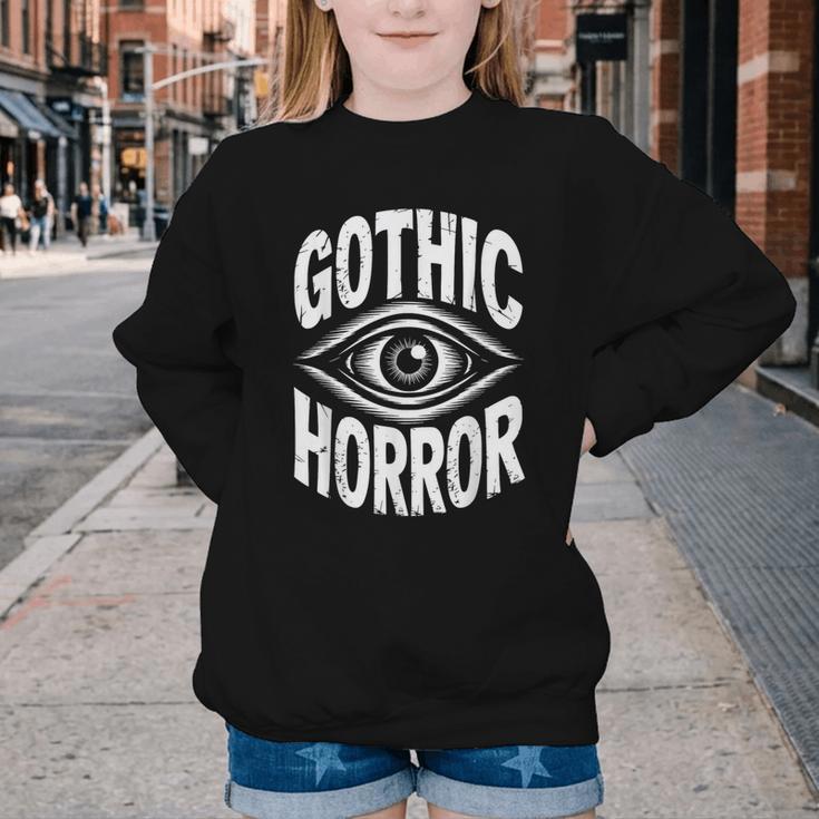 Gothic Classic Horror Thriller Book Movie Film Halloween Youth Crewneck Sweatshirt Gothic Classic Horror Thriller Book Movie Film Halloween Youth Crewneck Sweatshirt