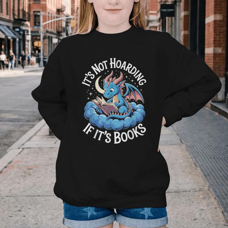 It's Not Hoarding If It's Books Youth Crewneck Sweatshirt