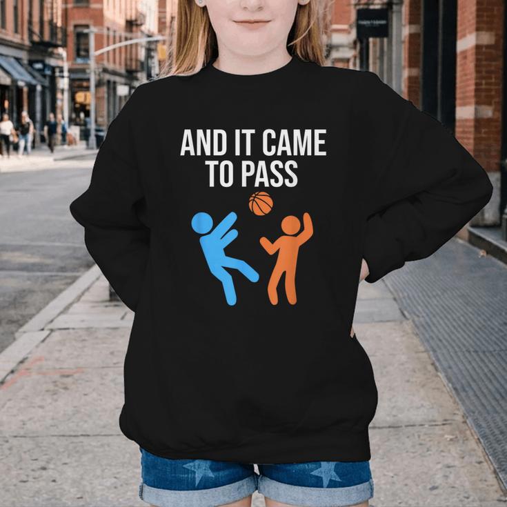 And It Came To Pass Book Of Mormon LDS Missionary Youth Crewneck Sweatshirt