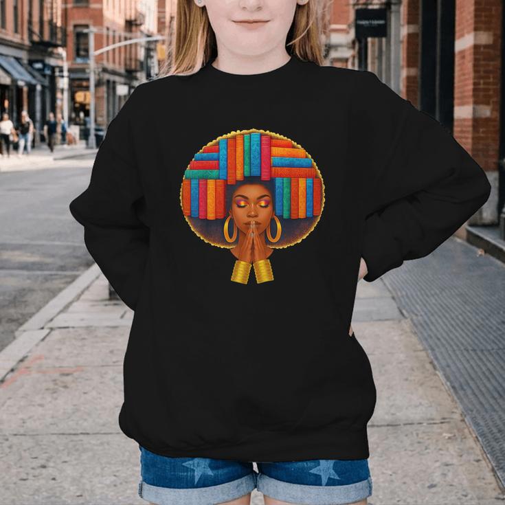 History Girl Women Book Lover Education Is Freedom Youth Crewneck Sweatshirt History Girl Women Book Lover Education Is Freedom Youth Crewneck Sweatshirt