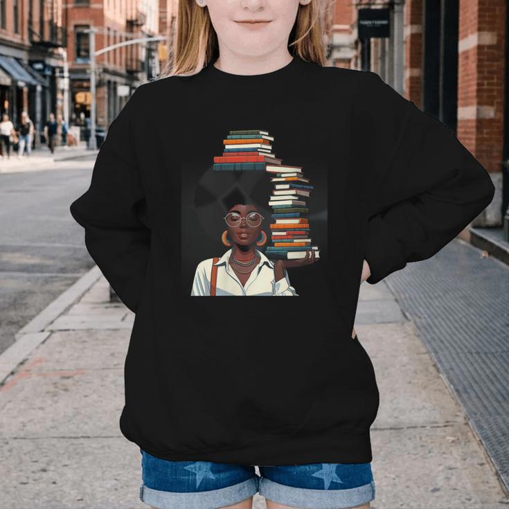 Women's Education Is Freedom Teacher Books Black History Month Youth Crewneck Sweatshirt Women's Education Is Freedom Teacher Books Black History Month Youth Crewneck Sweatshirt