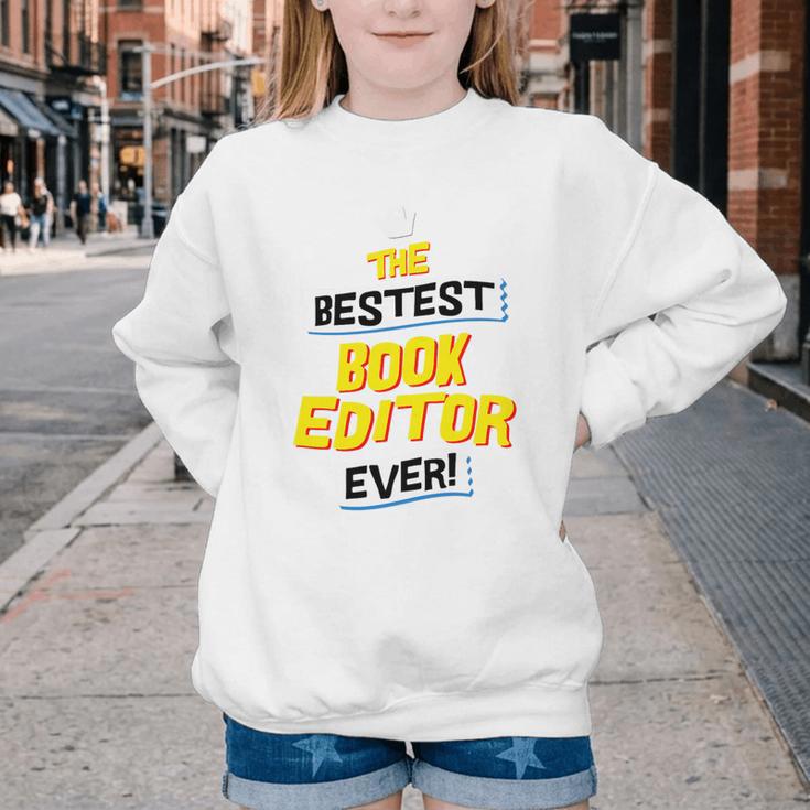 Best Book Editor Job Occupation Premium Tri-Blend Youth Crewneck Sweatshirt Best Book Editor Job Occupation Premium Tri-Blend Youth Crewneck Sweatshirt