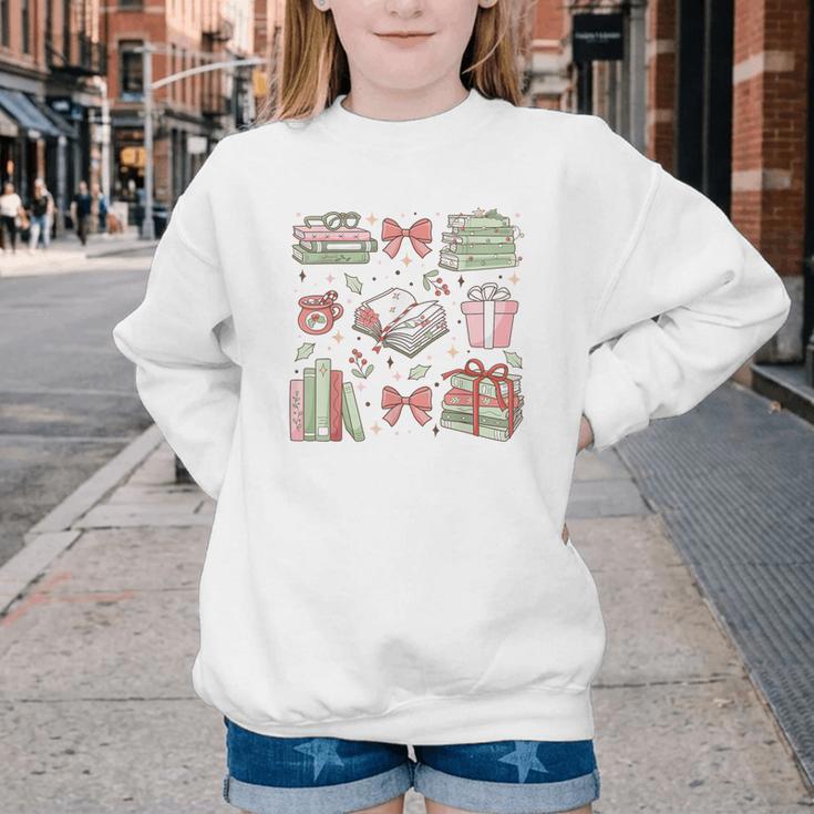 Christmas Book Lover Reading Reader Men Women Kids Xmas Youth Crewneck Sweatshirt Christmas Book Lover Reading Reader Men Women Kids Xmas Youth Crewneck Sweatshirt