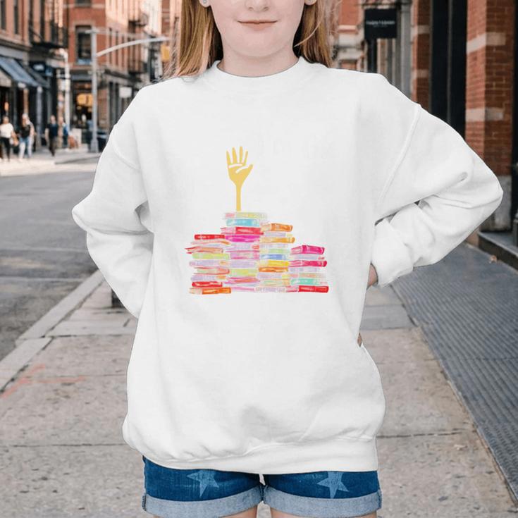 I'm Ok Books Boooks Lover Premium Tri-Blend Youth Crewneck Sweatshirt