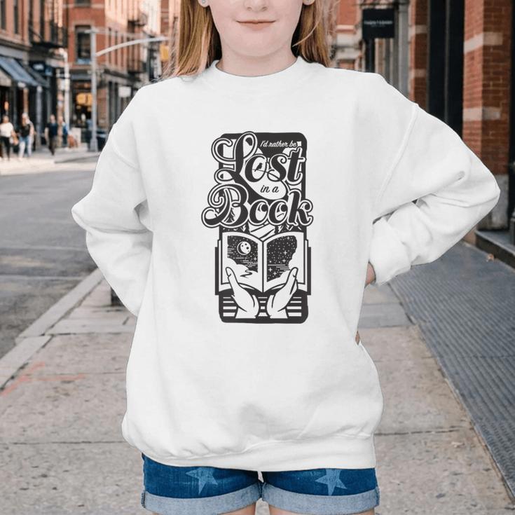 Lost In a Book Youth Crewneck Sweatshirt Lost In a Book Youth Crewneck Sweatshirt