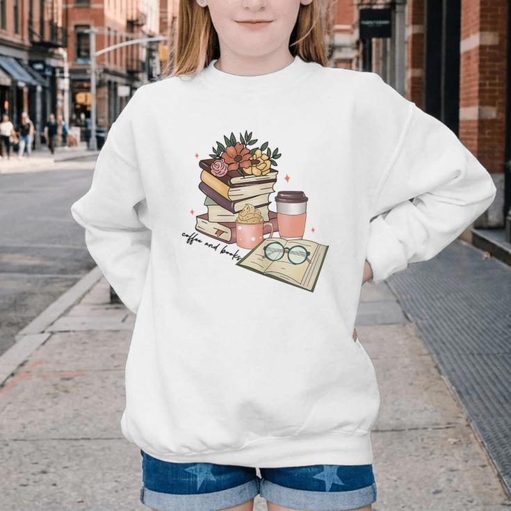 Read Books Drink Coffee For Women Youth Crewneck Sweatshirt