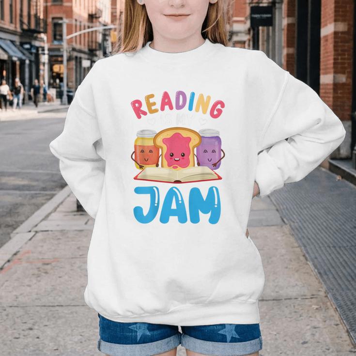 Reading Is My Jam I Love To Read Books Boy Girl Youth Crewneck Sweatshirt Reading Is My Jam I Love To Read Books Boy Girl Youth Crewneck Sweatshirt